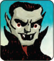 Illustration of a vampire